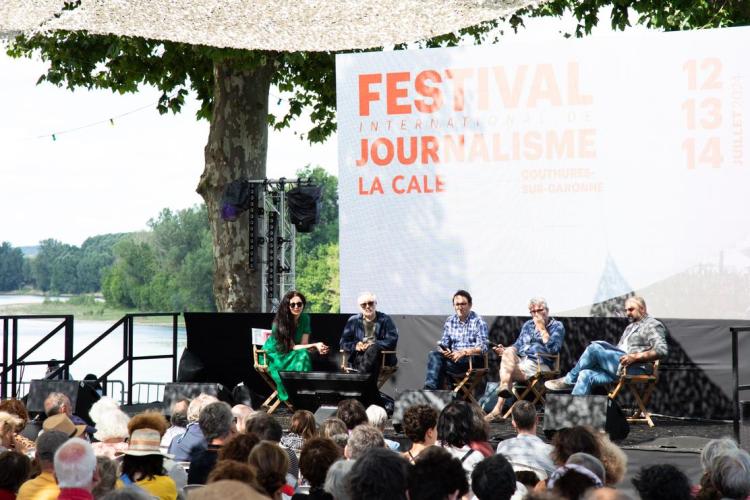 Festival international de journalisme à Couthures-sur-Garonne, en France…